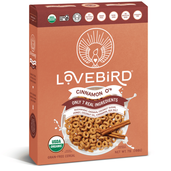 Lovebird Grain-Free Cereal Cinnamon O's Same-Day Delivery or