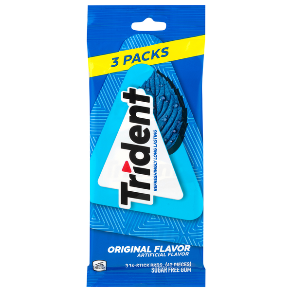 Trident Sugar Free Original Flavor Gum Same-Day Delivery or Pickup