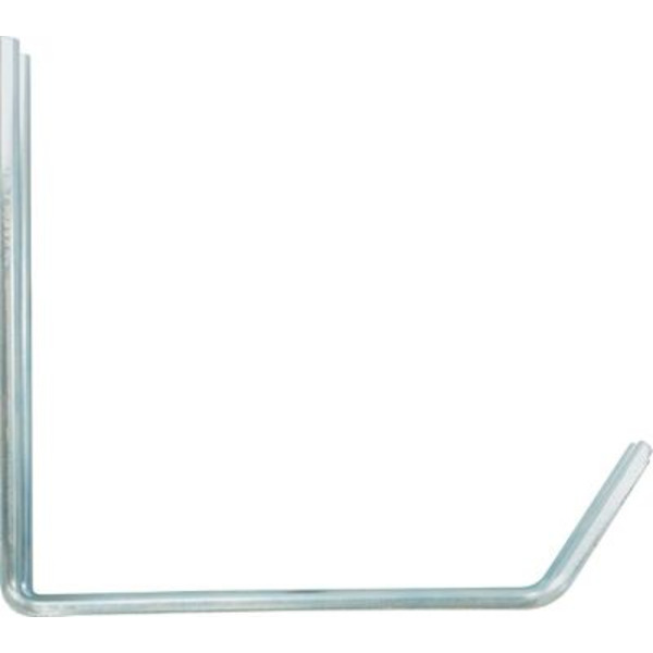 Hillman Hardware Essentials 15 lb. 6 in. x 7 in. Small Storage Hook, Zinc