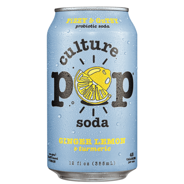 Culture Pop Soda Ginger Lemon & Turmeric Same-Day Delivery or