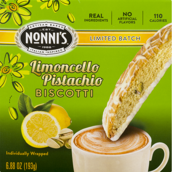 Nonni's Biscotti Limoncello Pistachio (6.88 oz) from Big Lots Instacart