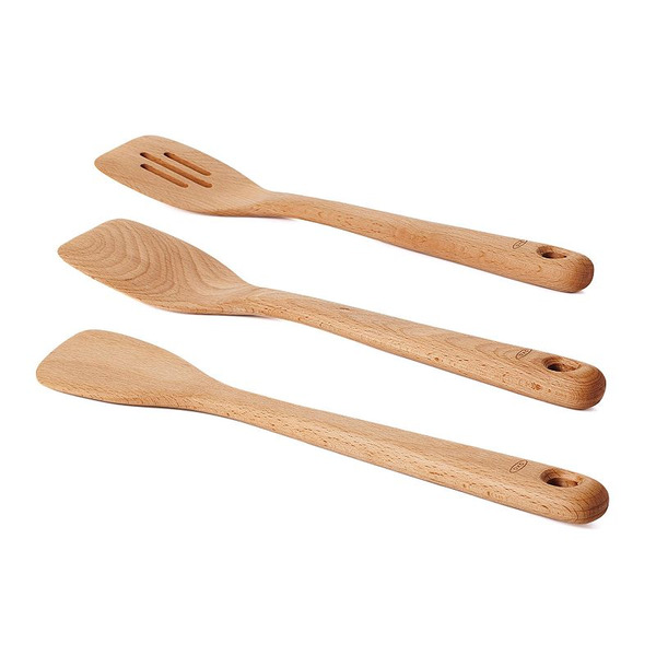 OXO 3-Piece Good Grips Wooden Turner Set