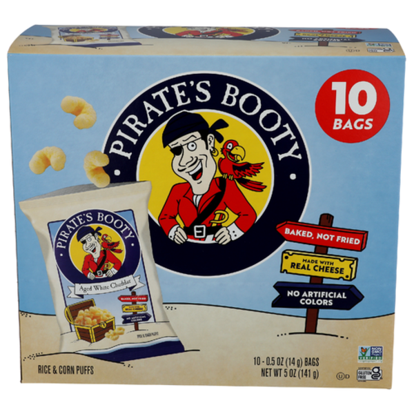 Pirate Brand Pirate's Booty Aged White Cheddar 10 Pack