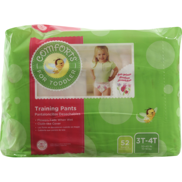 Comforts For Toddler Training Pants For Girls 3t 4t 44 Ct From