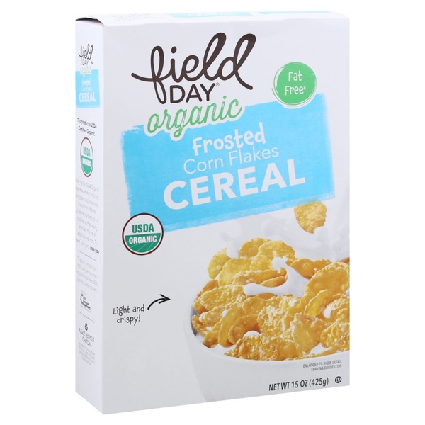Field Day Cereal, Corn Flakes, Frosted, Organic (15 oz) Instacart