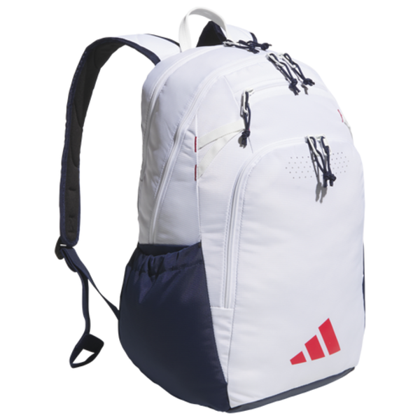 adidas Defender Backpack - White/Red/Black