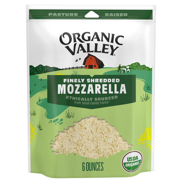 麦 Organic Valley® Organic Finely Shredded Mozzarella Cheese
