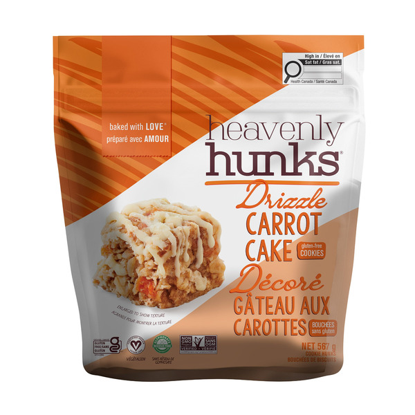 Heavenly Hunks Gluten Free Drizzle Carrot Cake 567 g