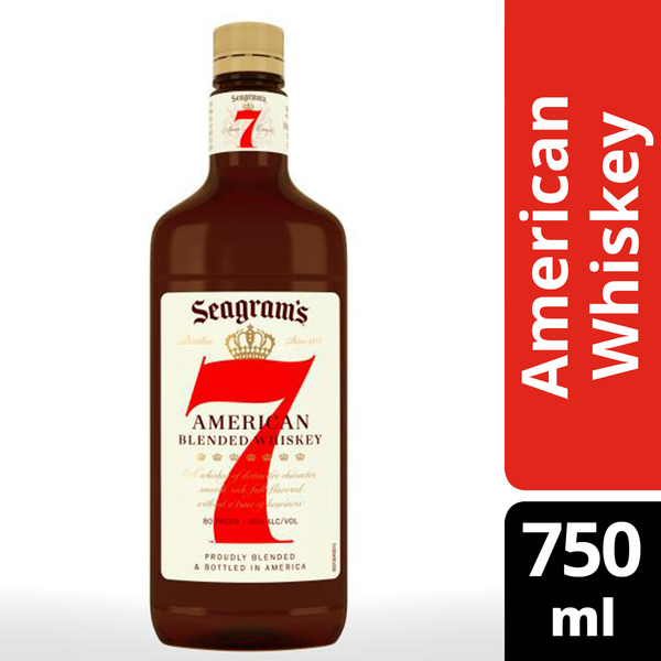 Seagram's 7 Crown American Blended Whiskey Same-Day Delivery or