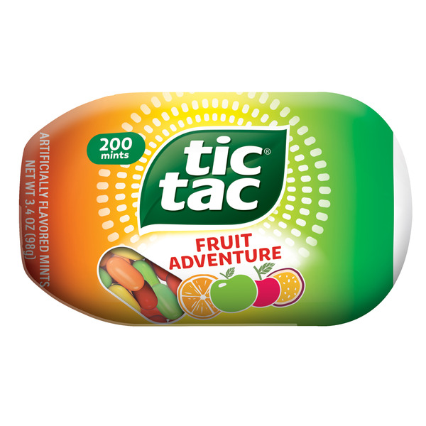 Tic Tac Fruit Adventure, On-the-Go Pocket-Sized Mints, 200 pieces