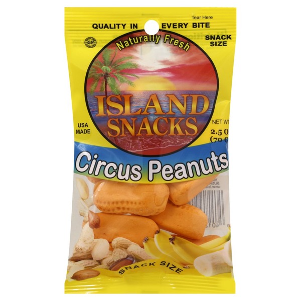 Island Snacks Circus Peanuts, Snack Size (2.5 oz) Instacart