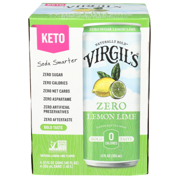 Virgil's Lemon Lime Zero Sugar Soda Same-Day Delivery or Pickup