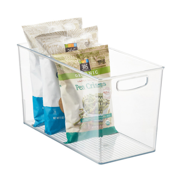 iDesign Linus Jumbo Pantry Bin - Clear - 8" x 16" x 9"
