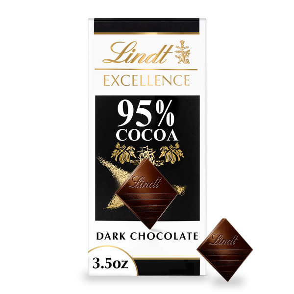 Lindt Excellence 95% Cocoa Dark Chocolate Candy Bar Same-Day