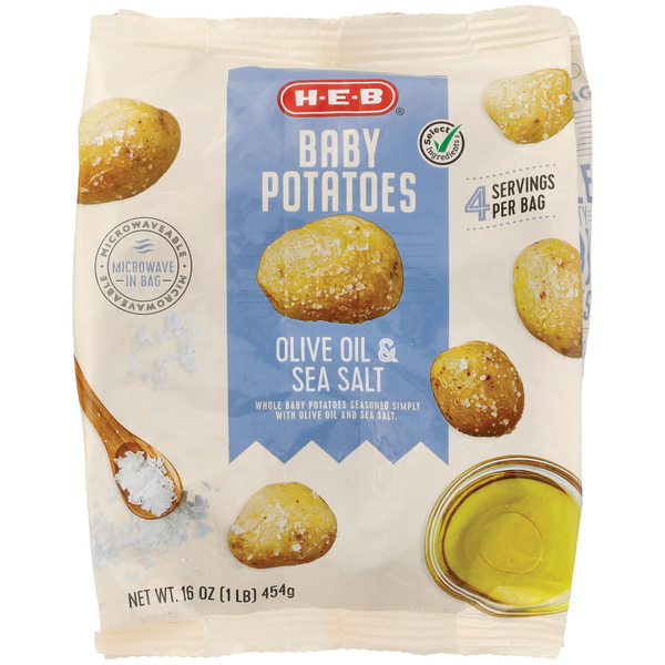 Select Ingredients H-E-B H-E-B Select Ingredients Olive Oil & Sea Salt Baby Whole Potatoes ...