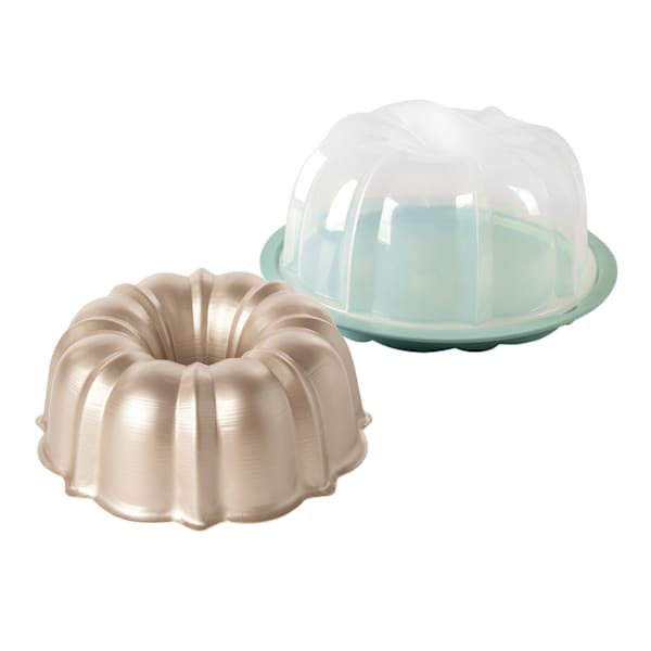 National Brand Nordic Ware Bunt Cake Keeper with Classic Bundt Pan