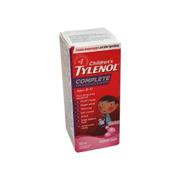 Tylenol Child Complete Cold, Cough & Fever Liquid (100 ml) from Loblaws