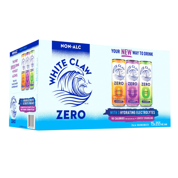 White Claw Zero Sugar Non-Alcoholic Hard Seltzer