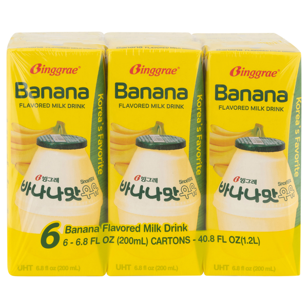 Binggrae Banana Flavored Milk Drink Same-Day Delivery or Pickup