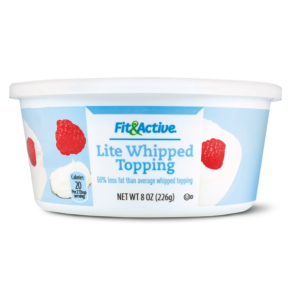 ALDI Fit & Active Lite Whipped Topping SameDay Delivery or Pickup Aldi