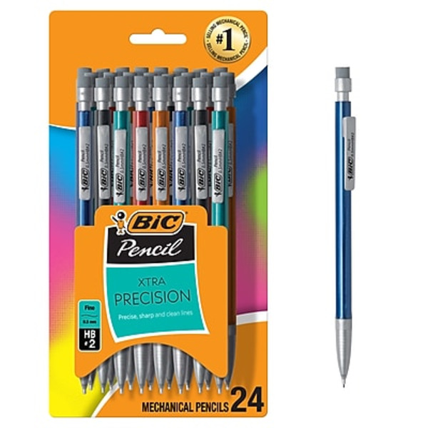 BIC Mechanical Pencils, Xtra Precision, Fine (0.5 mm), No. 2