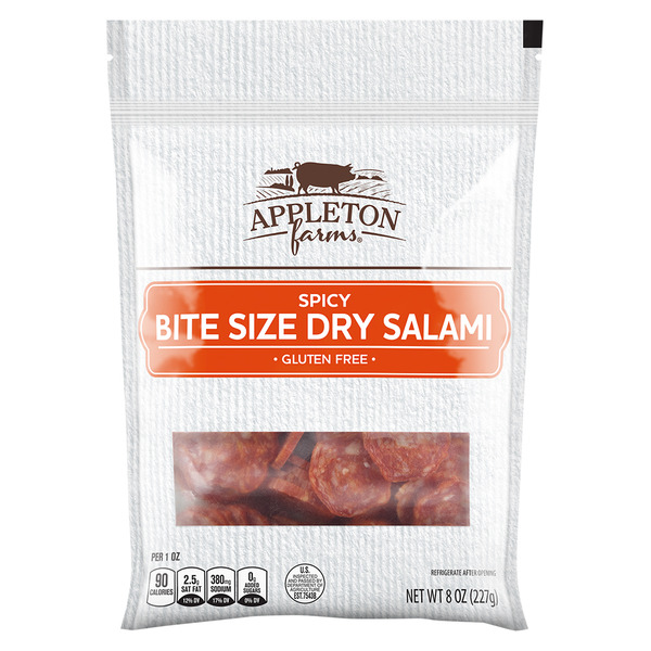 Appleton Farms Spicy Gluten Free Bite Size Salami Same-Day