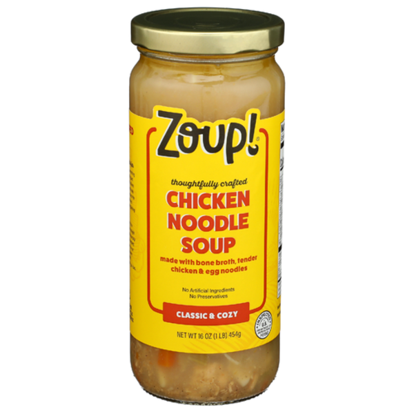 Zoup Fresh Soup Company Chicken Noodle Soup Made With Chicken Bone Broth