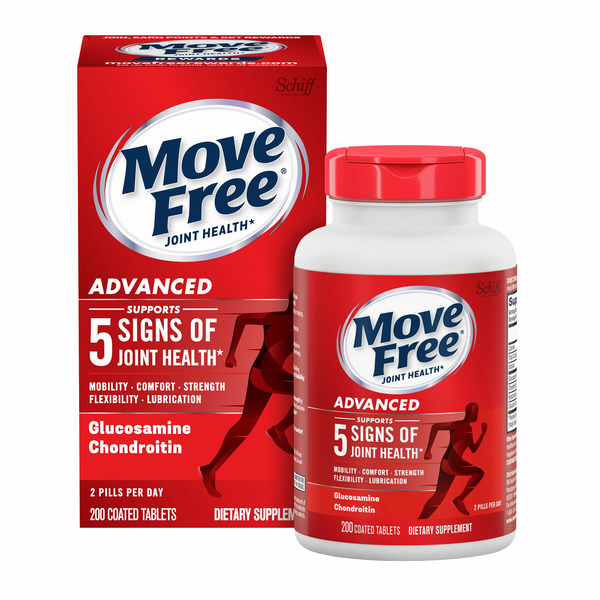 Schiff Move Free Advanced Tablets, 200 ct