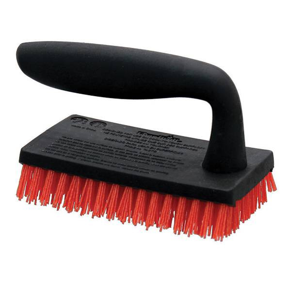 National Brand Charbroil Safer Plastic Handle Scrubbing Brush