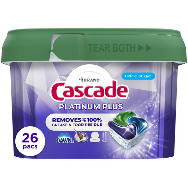 Cascade Platinum Plus Dishwasher Pods, Fresh Same-Day Delivery