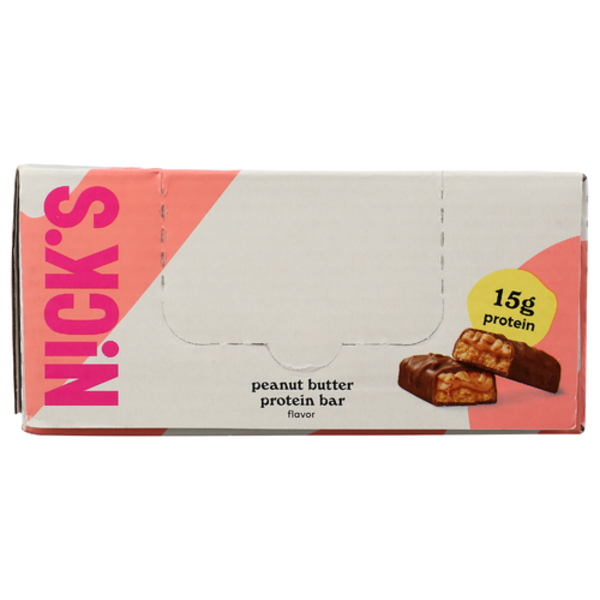N!CK'S Peanut Butter Protein Bar 12 Pack Case
