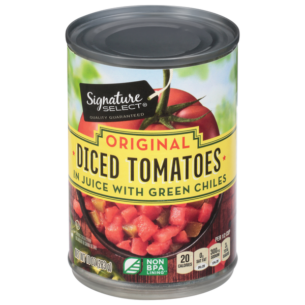 SIGNATURE SELECTS Diced Tomatoes, Original