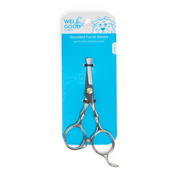 Well & Good Rounded Facial Shears for Dogs