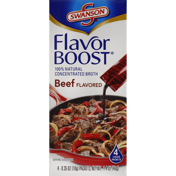 Swanson's Broth, Concentrated, Beef Flavored (4 each) Instacart