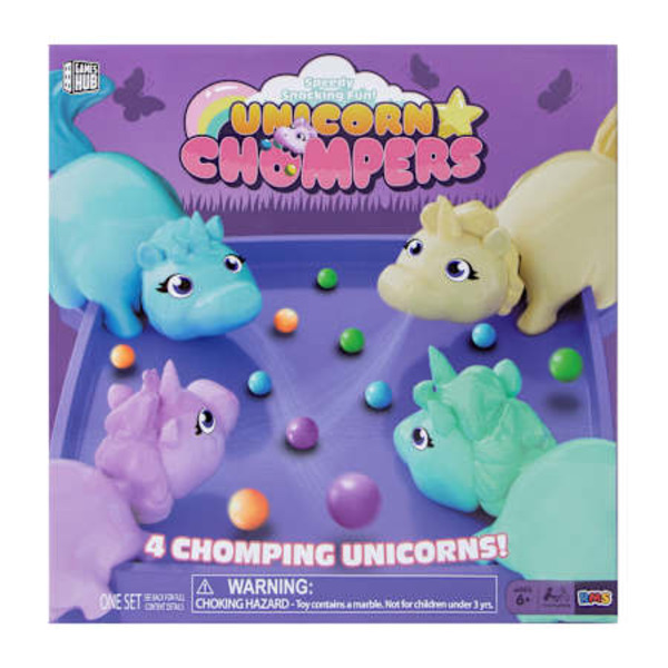 Games Hub Unicorn Chompers Game Set