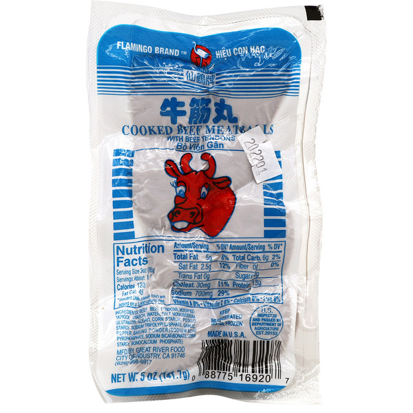 Flamingo Brand Beef Tendon Meat Balls
