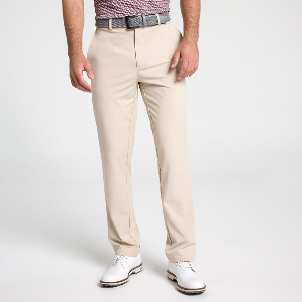Walter Hagen Men's 32" Inseam Performance 11 PureFlex Pants, Size 32 - Light Khaki