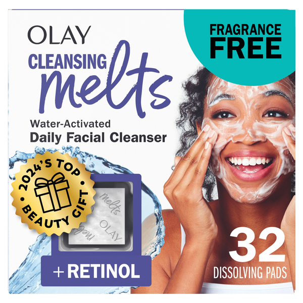 Olay Cleansing Melts + Retinol Face Cleanser - 1 ct