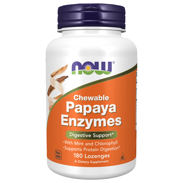 NOW Lozenges Chewable Papaya Enzymes Same-Day Delivery or Pickup
