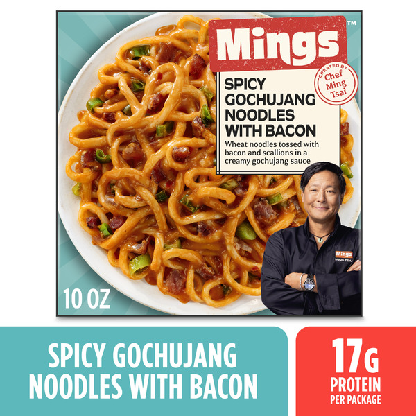 Mings Frozen Meal Gochujang Noodles Bacon
