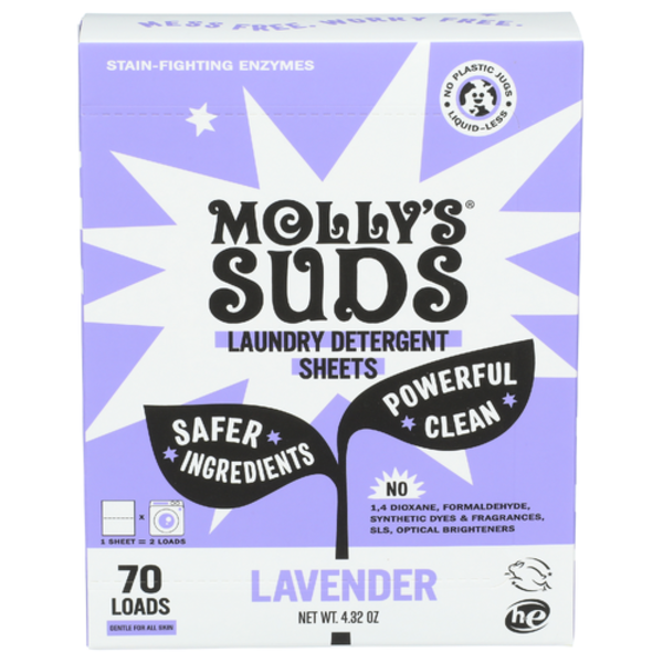 Molly's Suds Lavender Laundry Detergent Sheets