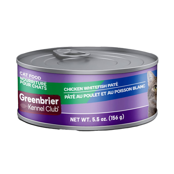 Greenbrier Kennel Club Chicken With Whitefish Cat Food Same-Day