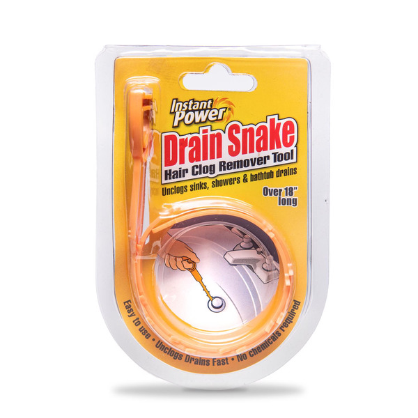 Instant Power Power Drain Tool 18" Hair Clog Hair Remover