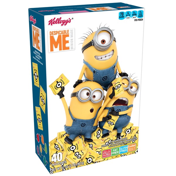 Kellogg's Despicable Me Fruit Flavored Snacks Assorted Fruit Flavored