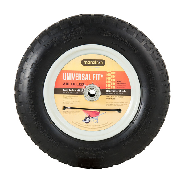 Marathon Universal Fit 14.5-in Pneumatic Universal Application Wheelbarrow Tire
