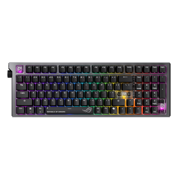ASUS ROG Strix Morph 96% Wireless Mechanical RGB Gaming Keyboard With Hot-Swappable ROG NX Snow Switches - Black