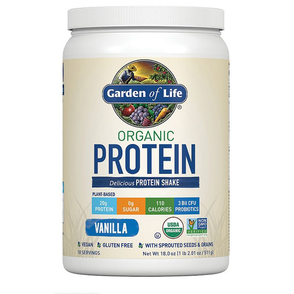 Garden of Life Protein Shake, Organic, Vanilla