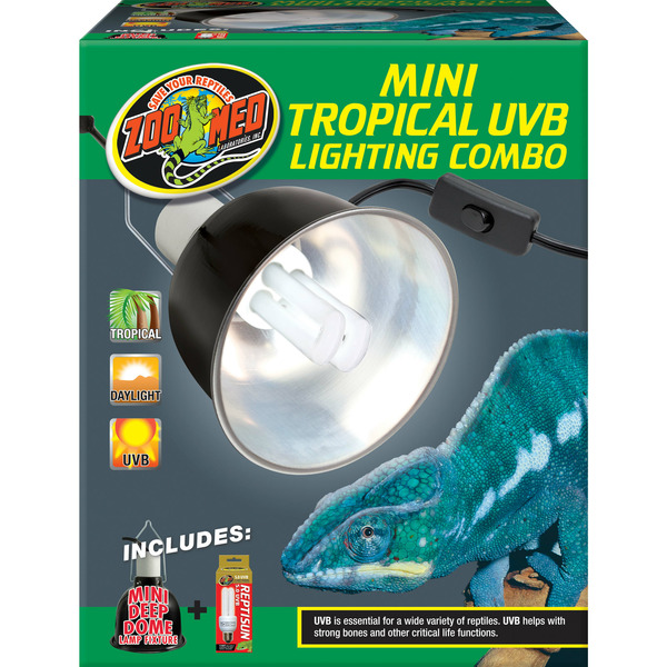 Zoo Med Mini Tropical UVB Lighting Combo Lamp