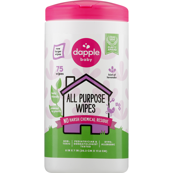 Dapple Baby All Purpose Wipes, Hint of Lavender (75 each) Instacart