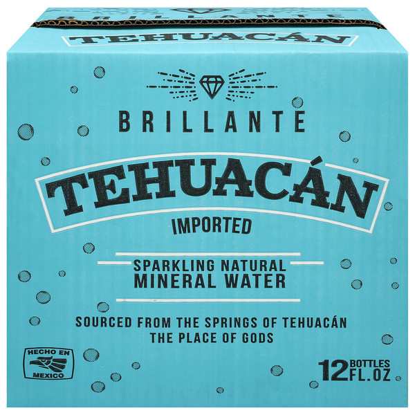 Tehuacán Brillante Sparkling Natural Imported Mineral Water